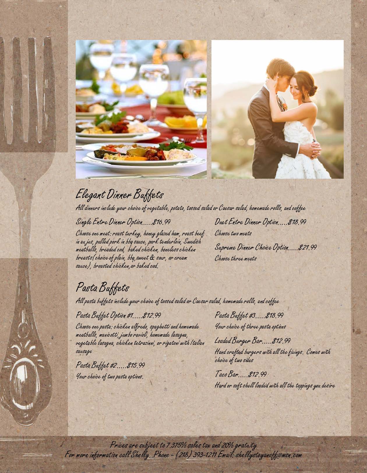 Banquet Facilities Buffalo House Duluth, MN (218) 6249901